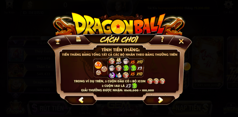 Giới thiệu về trò chơi slot game Dragon Ball