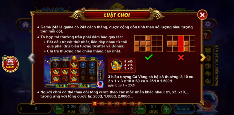 Luật chơi chi tiết của Kho báu Tứ Linh