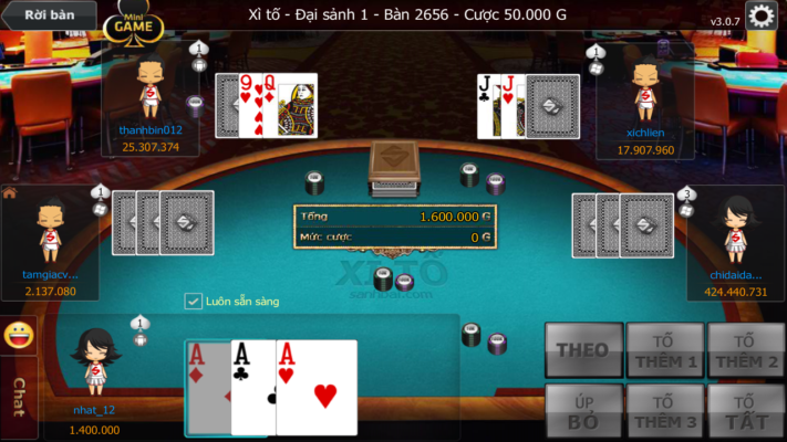 Vài nét về trò chơi Xì Tố