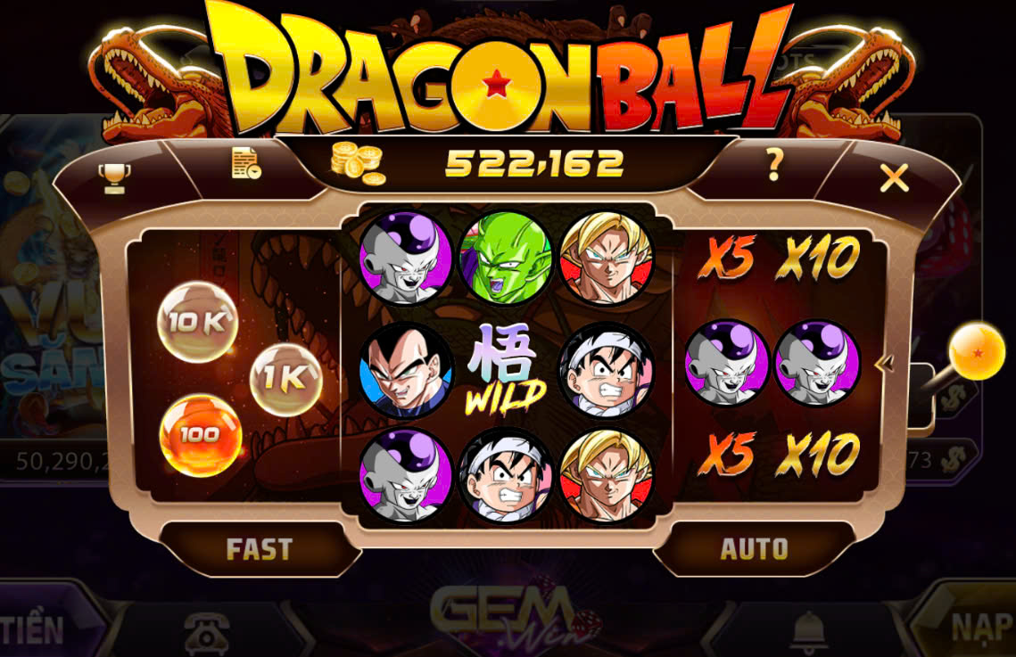 Dragonball tại Gemwin – Hành trình chinh phục rồng thần đổi thưởng
