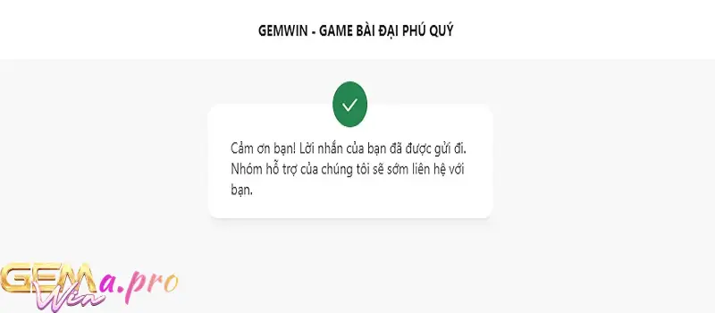 Dịch Vụ Chăm Sóc Khách Hàng Gemwin – Chìa Khóa Tạo Nên Uy Tín Của Cổng Game